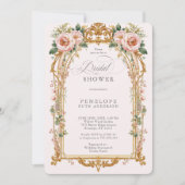 victorian floral bridal shower invite 招待状 (正面)