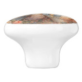 Victorian Floral Couple Romantic Antique Style セラミックノブ (側面)