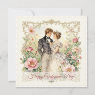 Victorian Floral Romance – Valentine’s Day Card シーズンカード