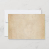 Victorian Floral Wedding RSVP (裏面)