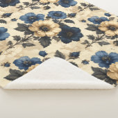 Victorian flowers シェルパブランケット (3/4)