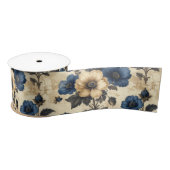 Victorian flowers Gift Bag サテンリボン (リール)