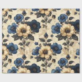 Victorian flowers Gift Bag ラッピングペーパー