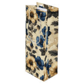 Victorian flowers Gift Bag ワインギフトバッグ (正面アングル)