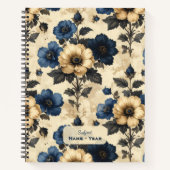 Victorian Flowers Planner ノートブック (正面)