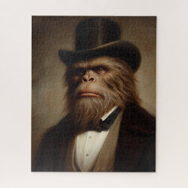Victorian Gentleman Monkey Jigsaw Puzzle ジグソーパズル