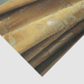 Victorian Glam Gold Drape Red Tassel Teal Floral 薄葉紙 (詳細)