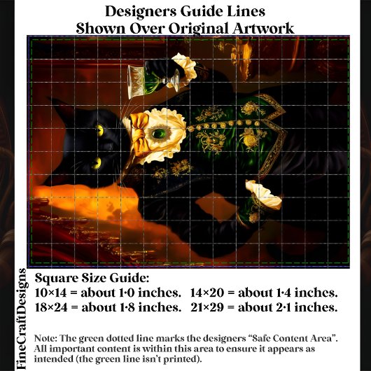 Victorian Gothic Cat with Absinthe EG9R Decoupage 薄葉紙