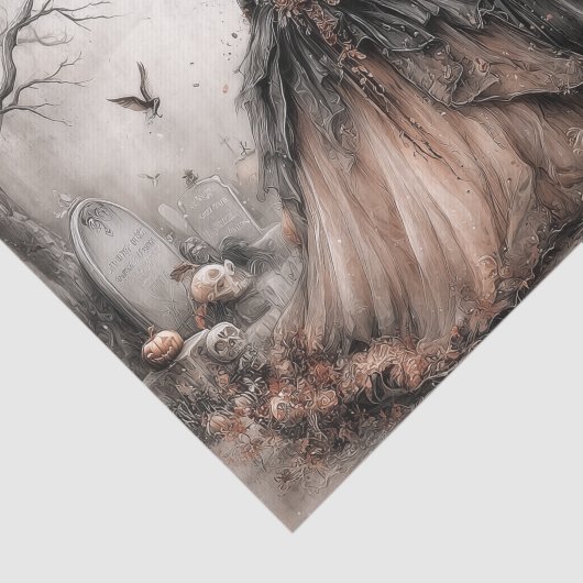 Victorian Gothic Couple Decoupage 薄葉紙 (詳細)