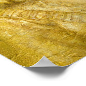 Victorian Gothic Girl In White On Gold Print ポスター (角)