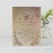 Victorian Gothic Halloween Costumes & Cocktails In 招待状 (スタンド正面)