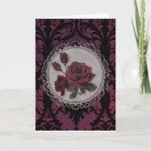 Victorian Gothic Rose Birthday カード (正面)