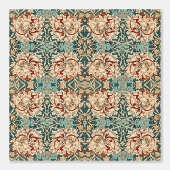 Victorian Honeysuckle Inspired Floral Pattern 壁紙 (正面)