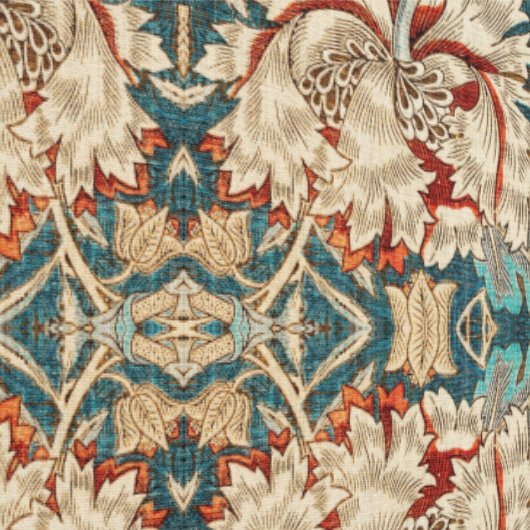 Victorian Honeysuckle Inspired Floral Pattern 壁紙 (縫い目)