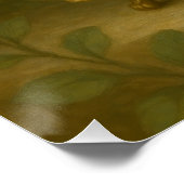 Victorian Hummingbird Queen | Majestic Fairy Bird  ポスター (コーナー)