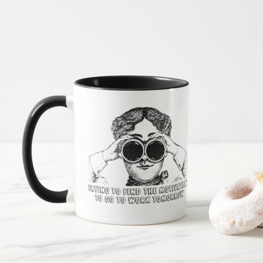 Victorian Humor Office Coffee Mug マグカップ (ドーナツ)