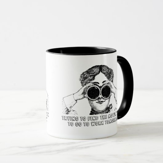 Victorian Humor Office Coffee Mug マグカップ (正面右)