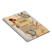 Victorian Inspired Vintage Scrapbook Collage ノートブック (右側)