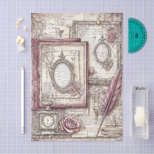 Victorian & Lace  薄葉紙 (クラフト)