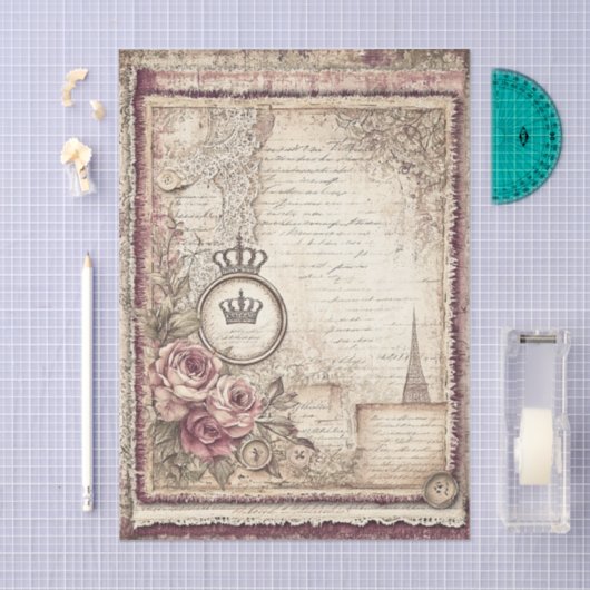 Victorian & Lace  薄葉紙 (クラフト)