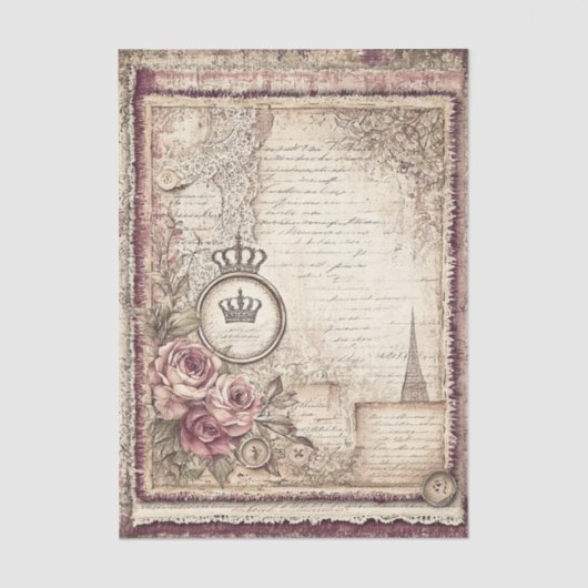 Victorian & Lace  薄葉紙 (正面)