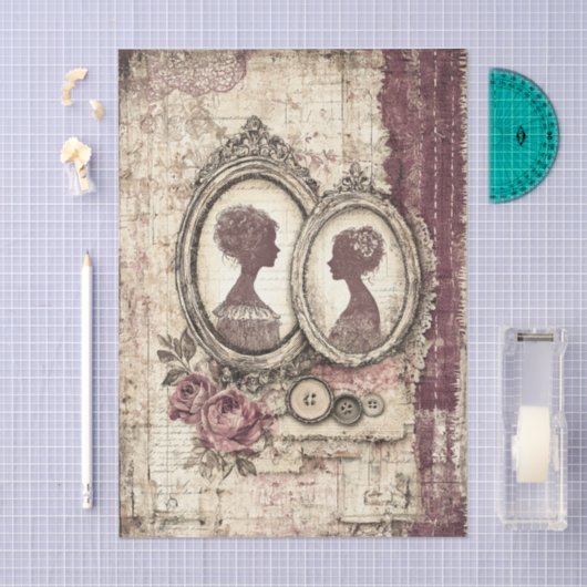 Victorian & Lace  薄葉紙 (クラフト)