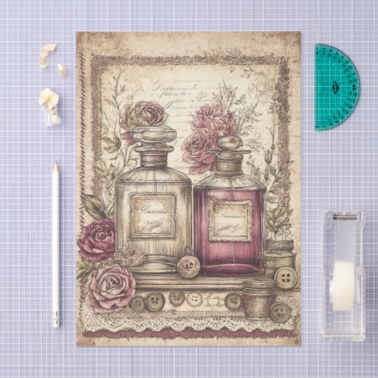 Victorian & Lace  薄葉紙 (クラフト)