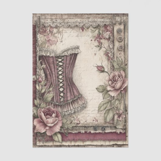 Victorian & Lace  薄葉紙 (正面)