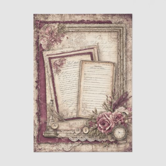 Victorian & Lace  薄葉紙 (正面)