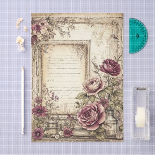 Victorian & Lace  薄葉紙 (クラフト)