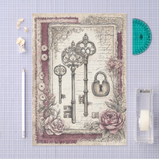 Victorian & Lace  薄葉紙 (クラフト)