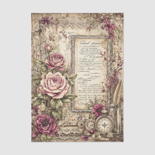 Victorian & Lace  薄葉紙 (正面)