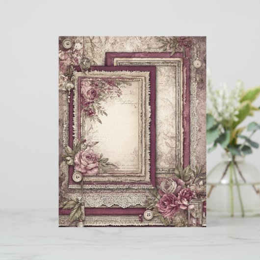 Victorian & Lace Scrapbook Paper  (スタンド正面)