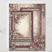 Victorian & Lace Scrapbook Paper  (正面)