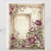 Victorian & Lace Scrapbook Paper  (正面)