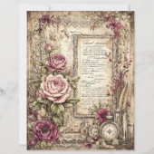 Victorian & Lace Scrapbook Paper  (正面)