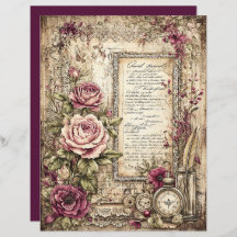 Victorian & Lace Scrapbook Paper 