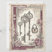 Victorian & Lace Scrapbook Paper  (正面)