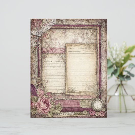 Victorian & Lace Scrapbook Paper  (スタンド正面)