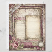 Victorian & Lace Scrapbook Paper  (正面)