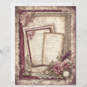 Victorian & Lace Scrapbook Paper  (正面)