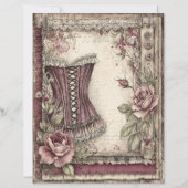 Victorian & Lace Scrapbook Paper  (正面)