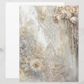 Victorian Lace Scrapbook Sheet (正面/裏面)