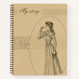 Victorian Lady Journal ノートブック