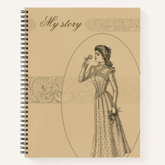 Victorian Lady Journal ノートブック (正面)