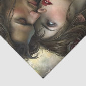 Victorian Lovers Intense Gaze Decoupage 薄葉紙 (詳細)