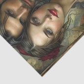 Victorian Lovers Portrait Romantic Decoupage 薄葉紙 (詳細)