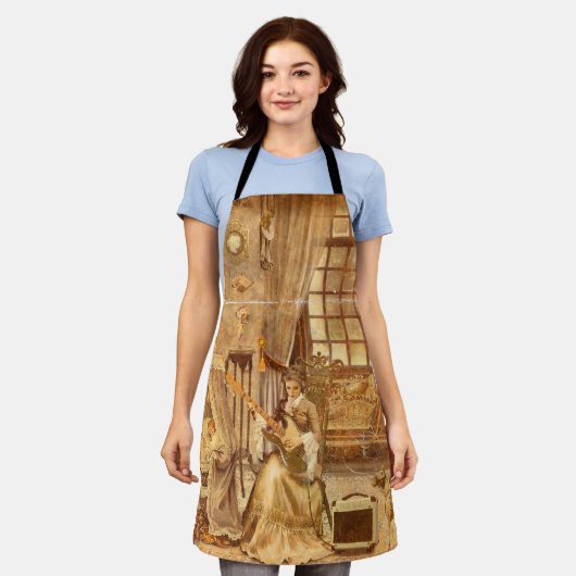 Victorian Lullaby エプロン (着用した状態)