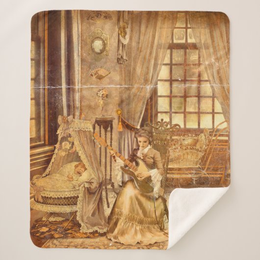 Victorian Lullaby シェルパブランケット (正面)