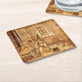 Victorian Lullaby スクエアペーパーコースター (アングル)